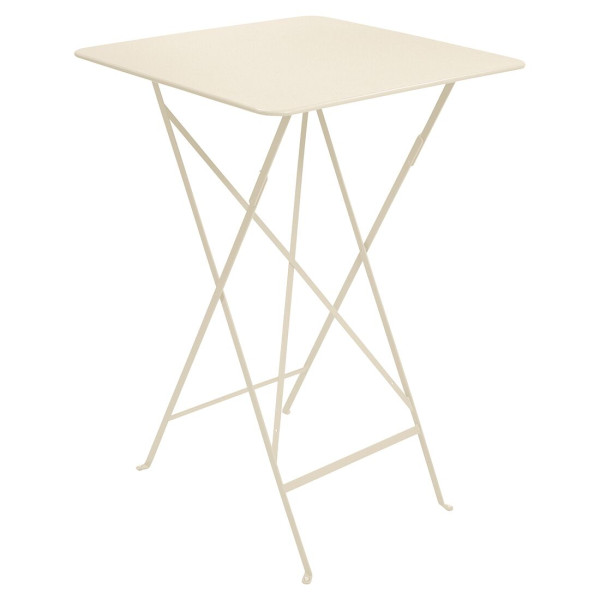 Table haute mange-debout FERMOB Bistro 71x71cm en métal - 25 coloris