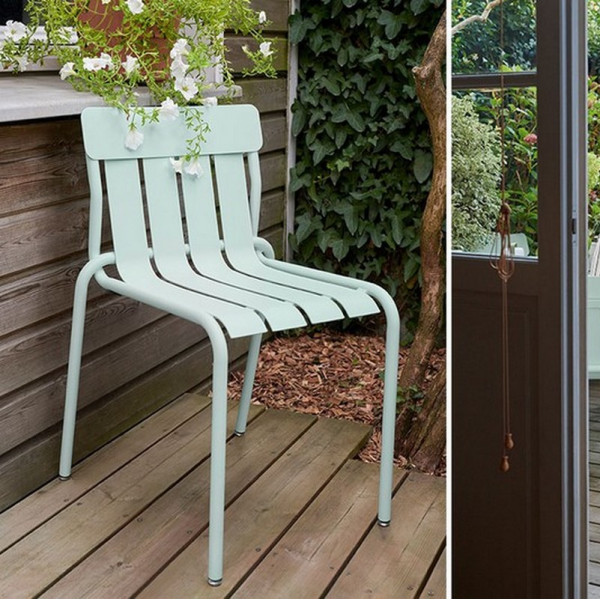 Chaise FERMOB Stripe en métal - 26 coloris