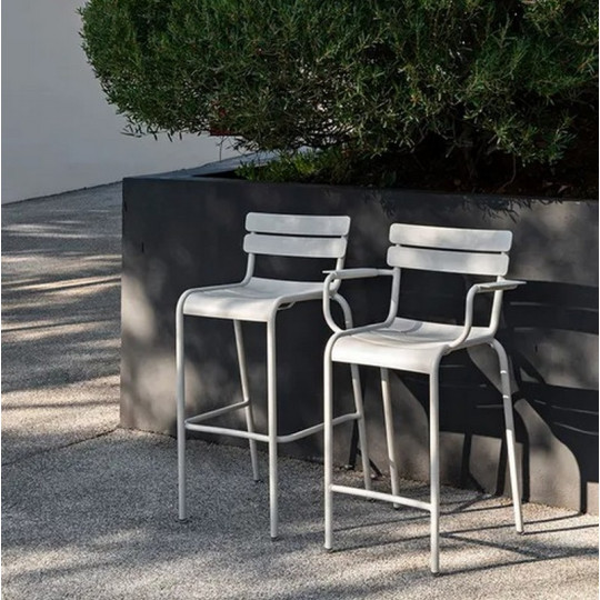Chaise de bar FERMOB Luxembourg en métal - 26 coloris