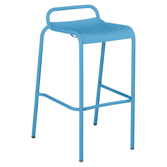 Tabouret de bar FERMOB Luxembourg en métal - 26 coloris