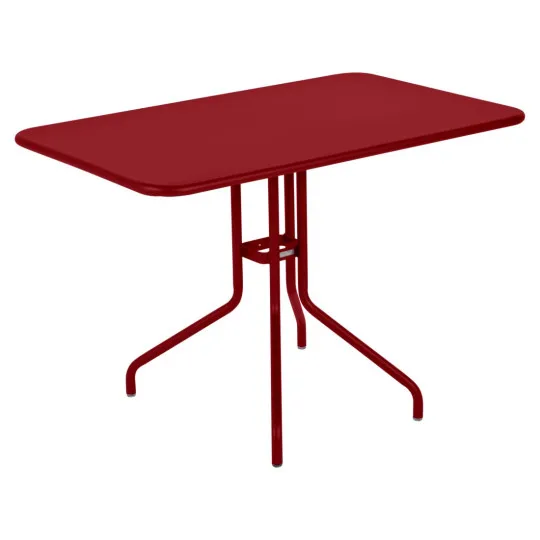 Table à manger FERMOB Pétale 110x70cm en métal - 25 coloris