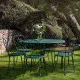 Table à manger ronde FERMOB 1900 117cm en métal - 25 coloris