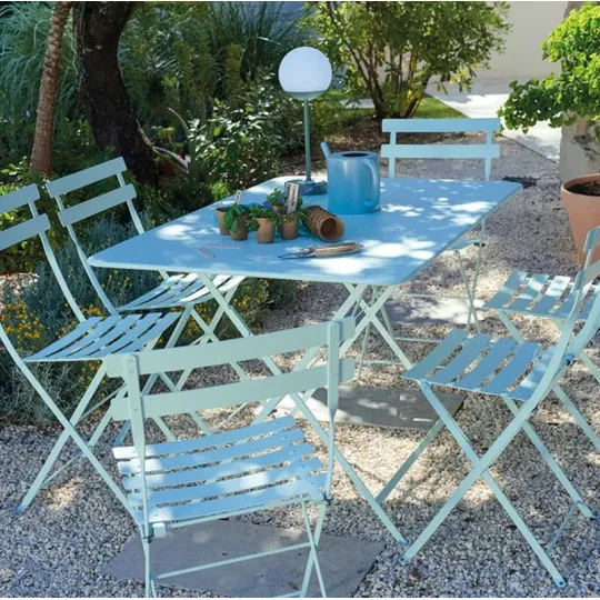 Table à manger FERMOB Bistro 117x77cm en métal - 25 coloris