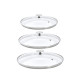 Set de 3 couvercles en verre DE BUYER Alchimy 16, 18 et 20cm