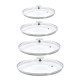 Set de 4 couvercles en verre DE BUYER Alchimy 14, 16, 18 et 20cm