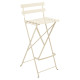 Chaise haute pliante tabouret de bar FERMOB Bistro métal - 26 coloris