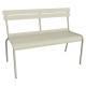 Banc avec dossier FERMOB Luxembourg 2-3 places en métal - 26 coloris
