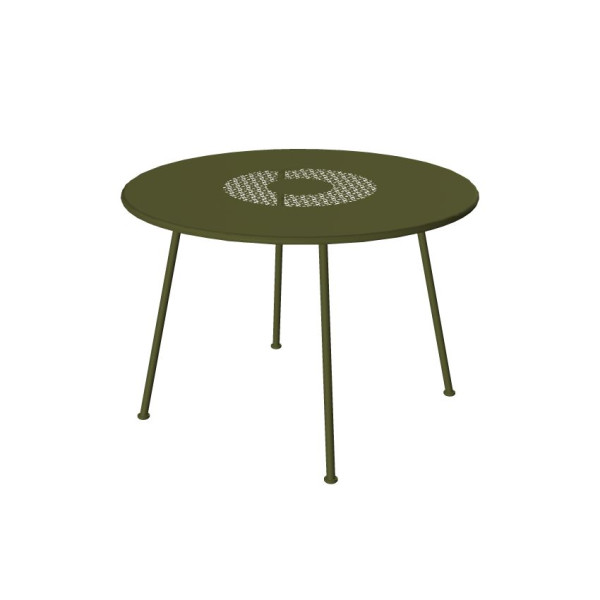 Table à manger ronde FERMOB Lorette 110cm en métal - 25 coloris