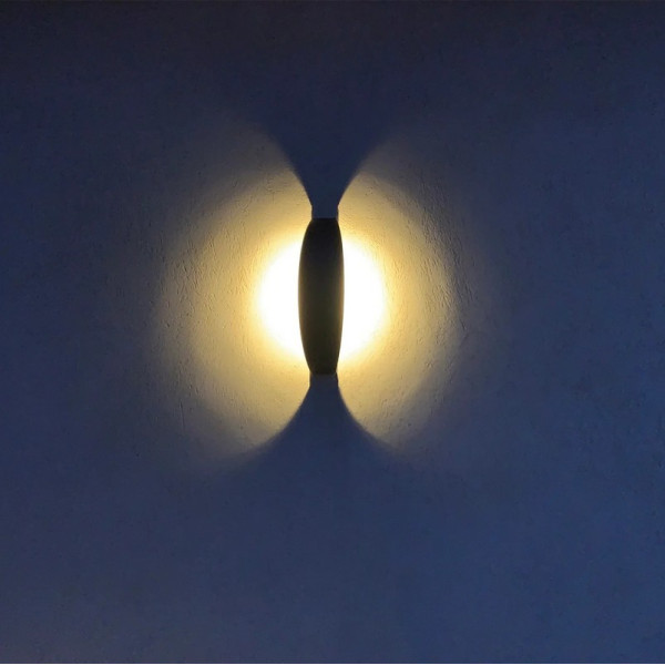 Applique murale LYX LUMINAIRES Trait de Lune coloris corten