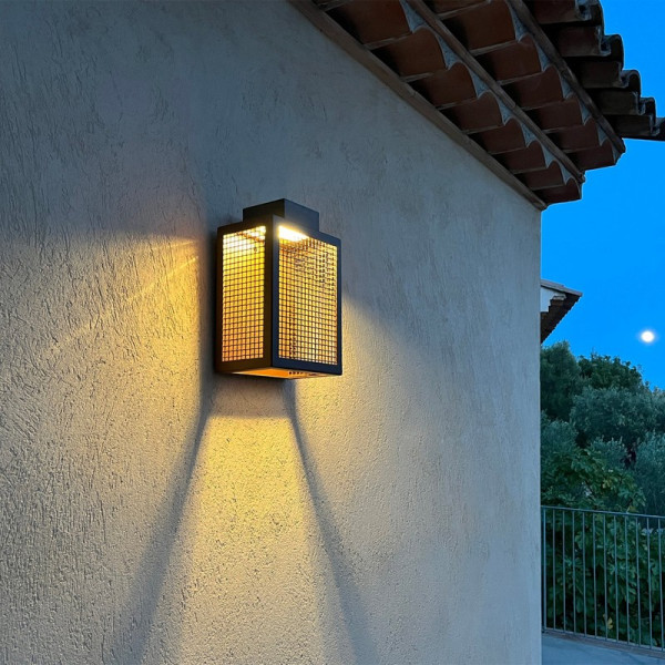 Applique murale LYX LUMINAIRES AP 030 TRAME coloris corten