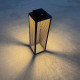 Lanterne solaire LYX LUMINAIRES LAS 900 TRAME coloris corten