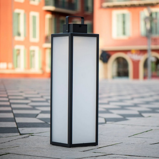 Lanterne solaire LYX LUMINAIRES LAS 900 coloris corten