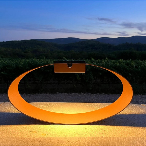 Lanterne solaire LYX LUMINAIRES Ring coloris corten