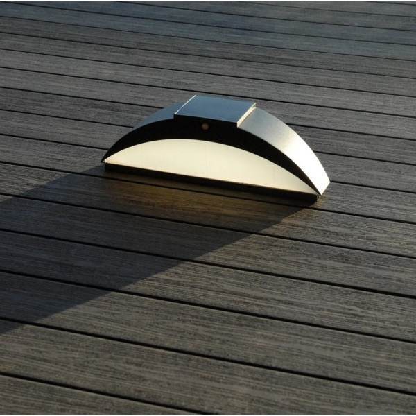 Balise solaire LYX LUMINAIRES Trait de Lune coloris corten