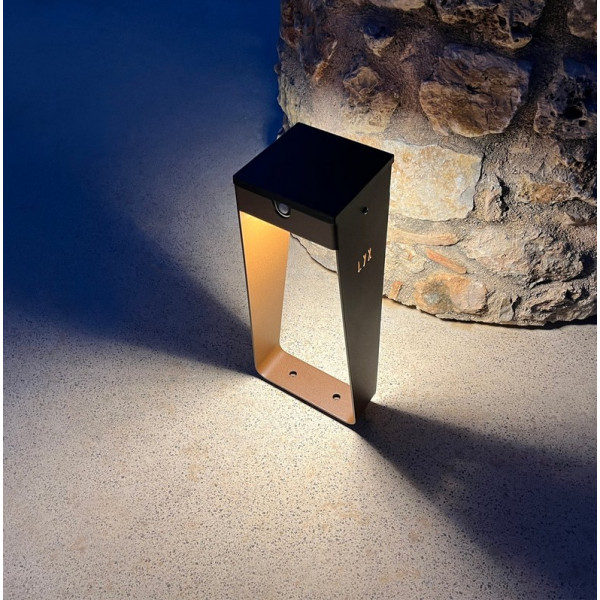 Borne solaire LYX LUMINAIRES BTS 400 coloris corten