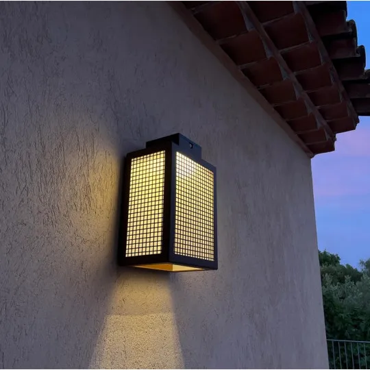 Applique solaire LYX LUMINAIRES APS 030 TRAME coloris corten