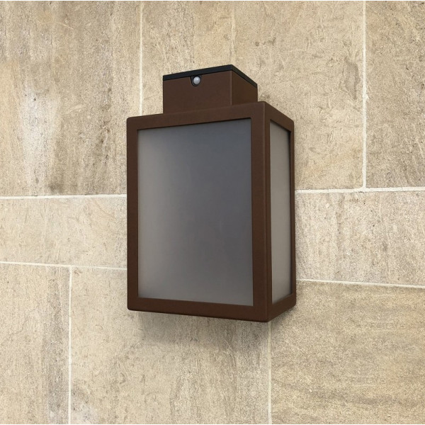 Applique solaire LYX LUMINAIRES APS 030 coloris corten