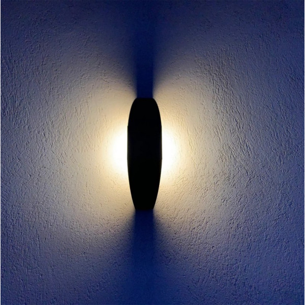 Applique solaire LYX LUMINAIRES Trait de Lune coloris corten