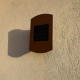 Applique solaire LYX LUMINAIRES Verty coloris corten