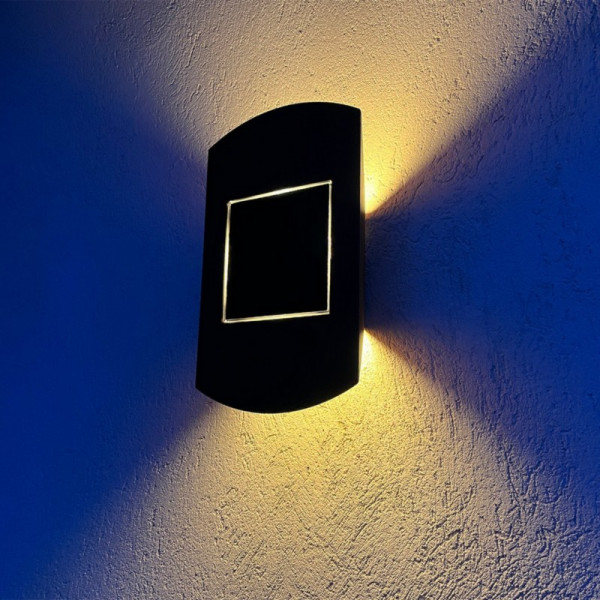 Applique solaire LYX LUMINAIRES Verty coloris corten