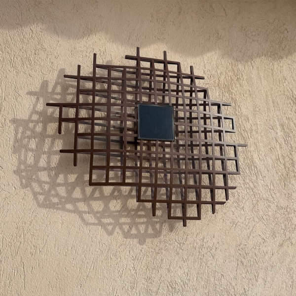 Applique solaire LYX LUMINAIRES YXY coloris corten