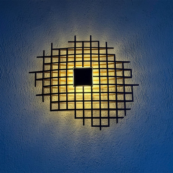 Applique solaire LYX LUMINAIRES YXY coloris corten