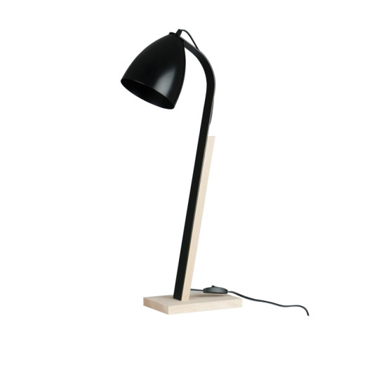 Lampe à poser LUZ EVA Moby noire