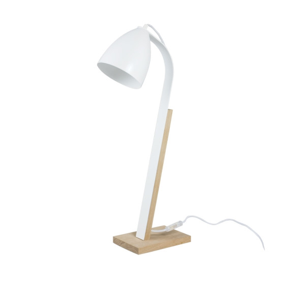 Lampe à poser LUZ EVA Moby blanche