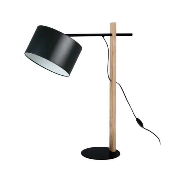 Lampe à poser LUZ EVA Word noire