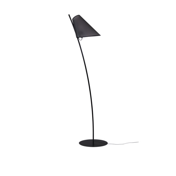 Lampadaire LUZ EVA Ginger noir