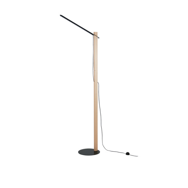 Lampadaire LUZ EVA Grim noir