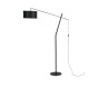 Lampadaire LUZ EVA Sierra noir