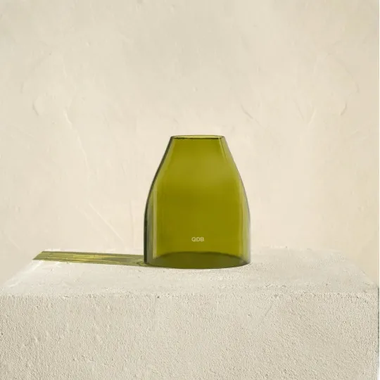 Cloche photophore en verre QDB EDITIONS Feuille Morte - 3 tailles