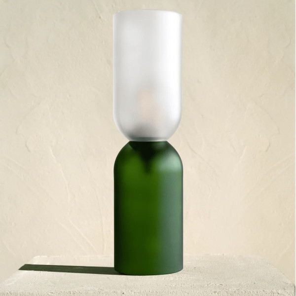Lampe à poser en verre QDB EDITIONS Large H.39.5cm - 2 coloris