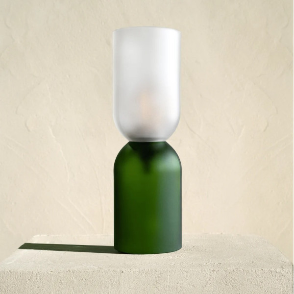 Lampe à poser en verre QDB EDITIONS Medium H.29cm - 2 coloris