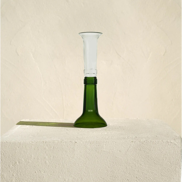 Bougeoir en verre QDB EDITIONS Medium - 6 coloris