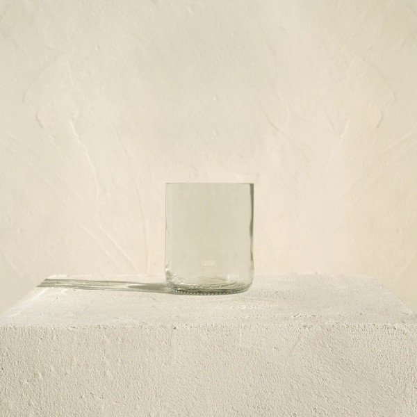 Set de 4 verres short drink en verre QDB EDITIONS Flat 25cl - 3 coloris