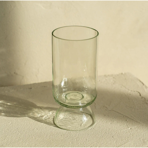 Set de 2 verres à pied en verre QDB EDITIONS Blanc 25cl - 2 modèles