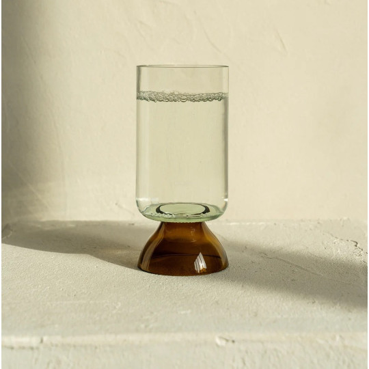 Set de 2 verres à pied en verre QDB EDITIONS Blanc 25cl - 2 modèles