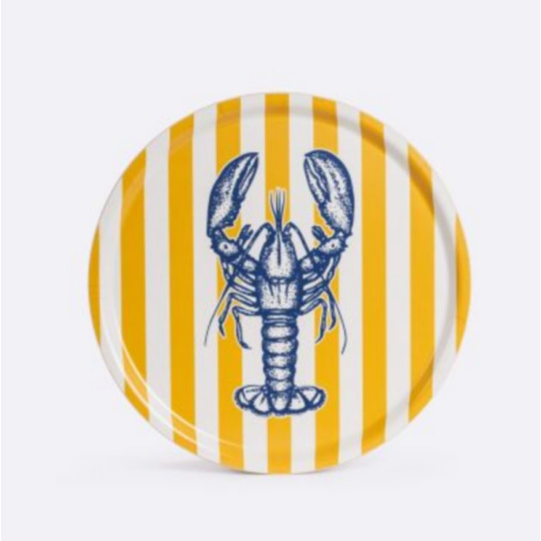 Plateau 727 SAILBAGS Homard bleu rayures jaunes D.38