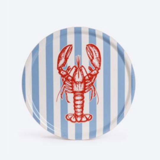 Plateau 727 SAILBAGS Homard rouge rayures bleu D.38