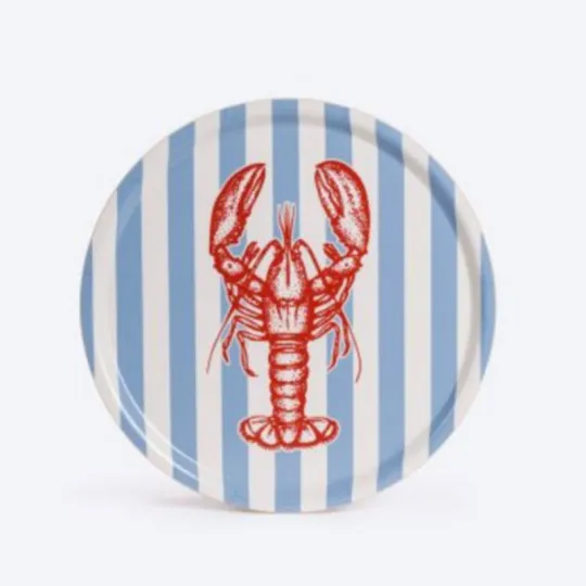 Plateau 727 SAILBAGS Homard rouge rayures bleu D.38