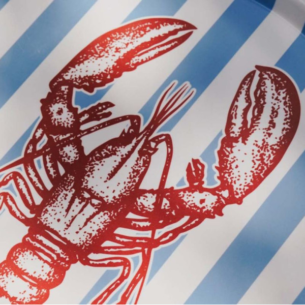 Plateau 727 SAILBAGS Homard rouge rayures bleu D.38