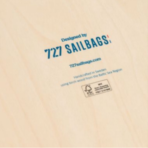 Plateau 727 SAILBAGS Homard rouge rayures bleu D.38