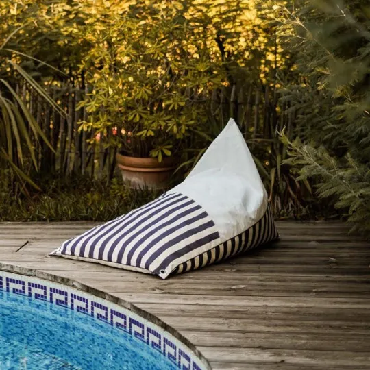 Pouf berlingot 727 SAILBAGS Dolce Vita Bleu Marine