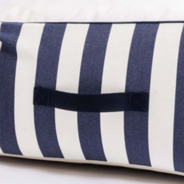 Pouf carré 727 SAILBAGS Dolce Vita Bleu Marine