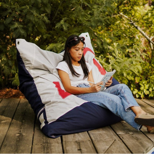 Maxi pouf 727 SAILBAGS Navy 140x140cm - 2 coloris