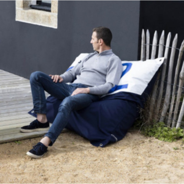 Maxi pouf 727 SAILBAGS Navy 140x140cm - 2 coloris