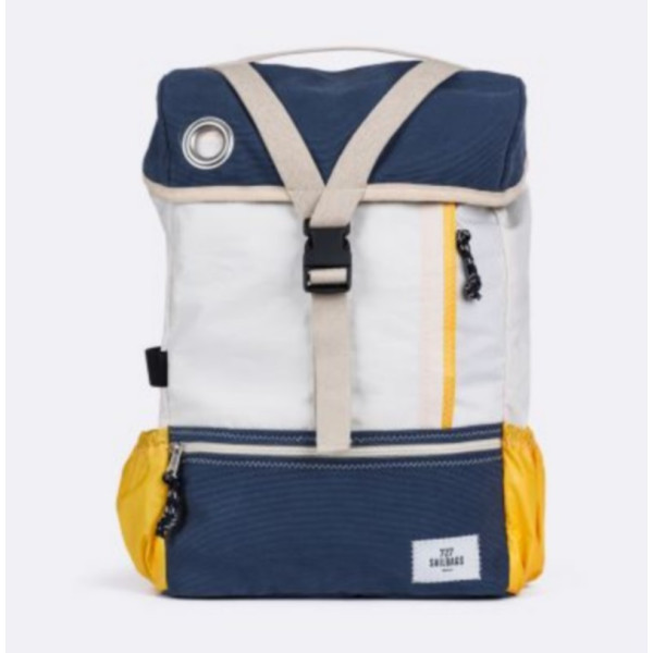 Sacoche vélo sac à dos 727 SAILBAGS Biky bleu marine et jaune
