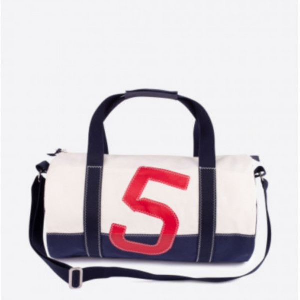 Sac de sport 727 SAILBAGS Polochon Navy rouge